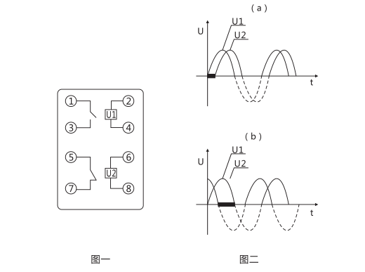JT-1静态同步检查继电器引脚及引线图片
